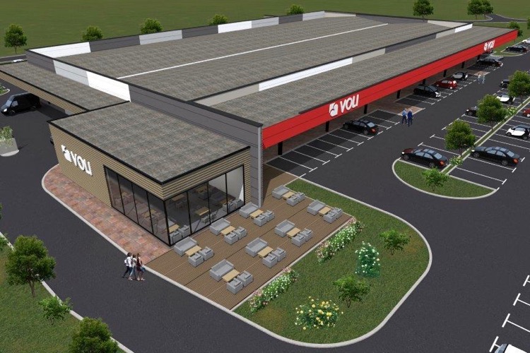 Photo: Voli. В Даниловградe построят супермаркет Voli с кондо-отелем и АЗС