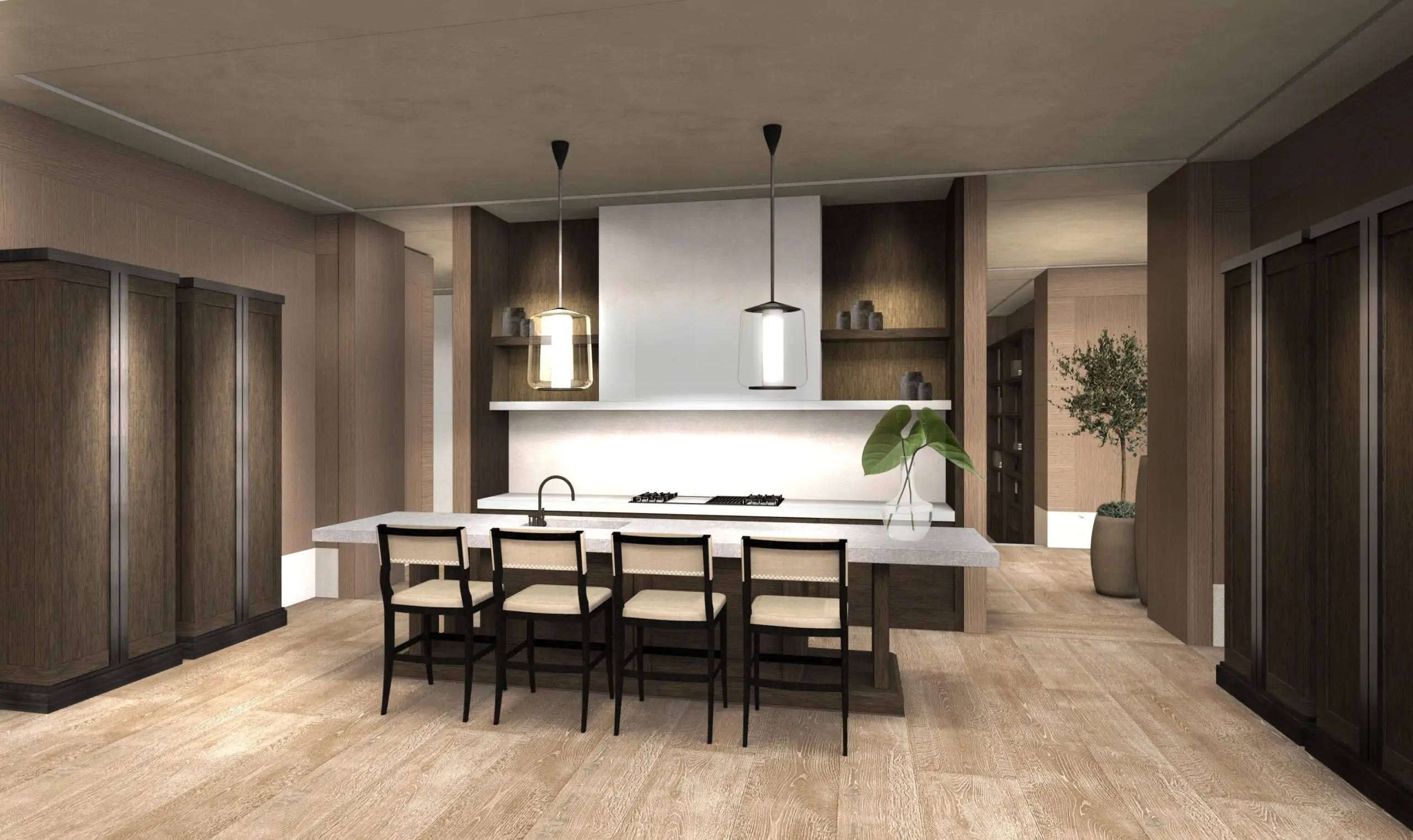 Hotel kitchen area in northern Montenegro